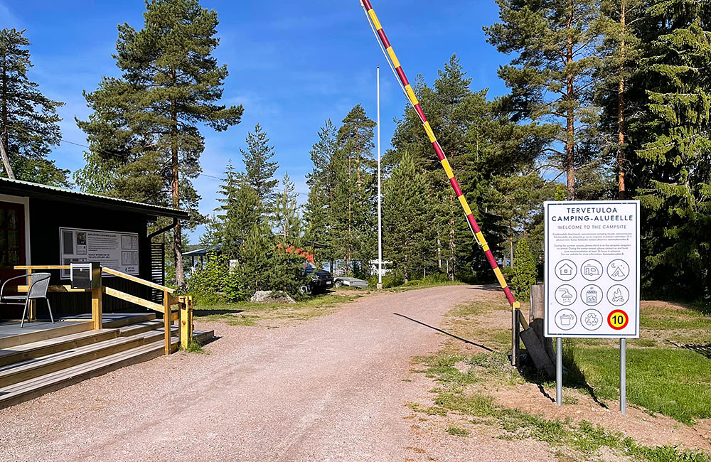 Tommolansalmi campsite reception Tommolansalmi campsite reception