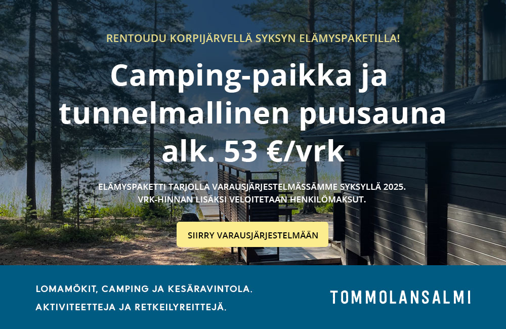 Tommolansalmi mainos kevät 2025